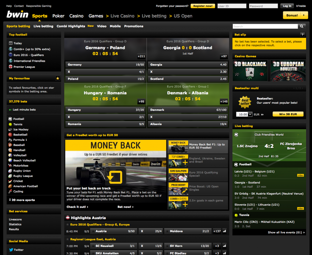 paris sportifs page bwin